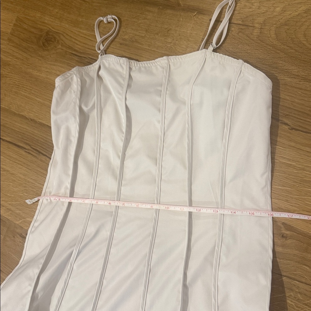 Commense Cream Maxi Dress with Spaghetti Straps - Picture 8 of 8